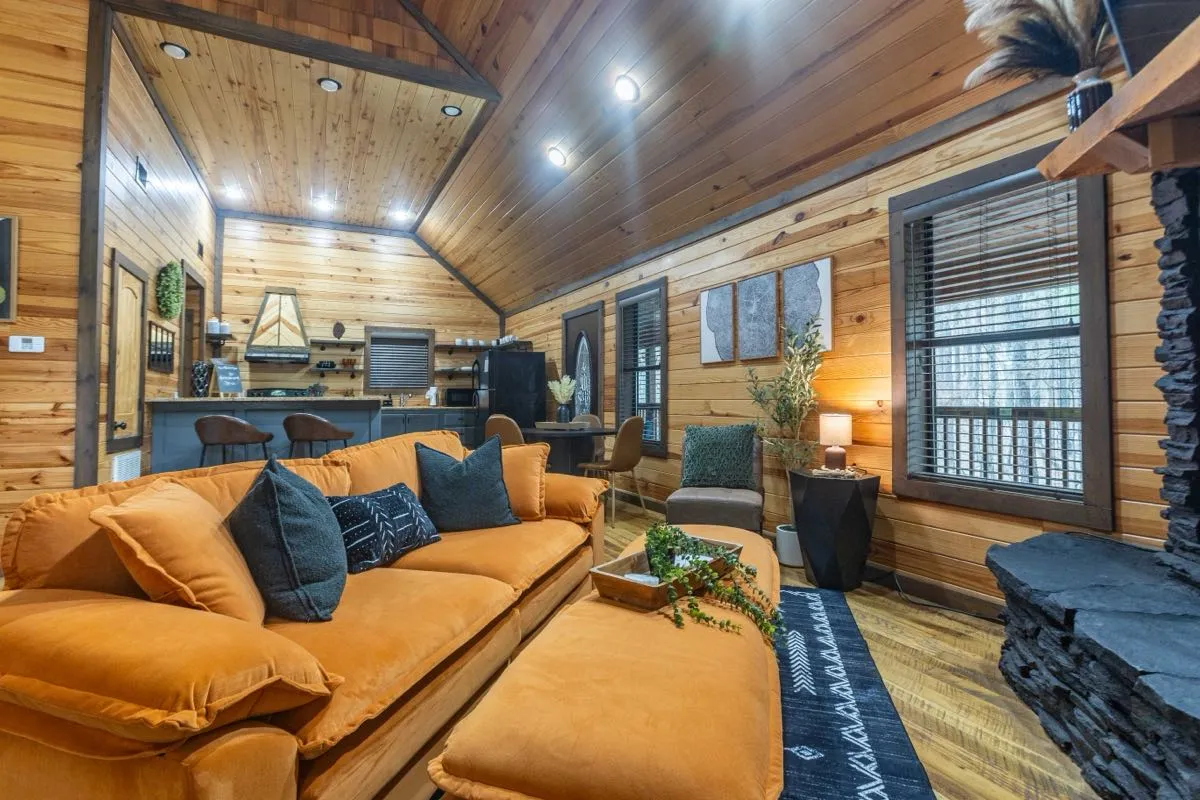 Cinnamon Spice Sofa Kitchen