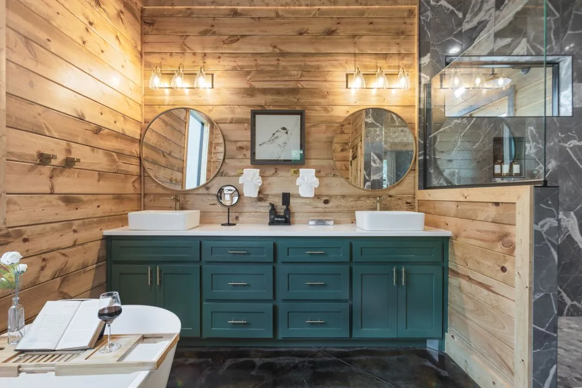 Chocolate Fudge Bathroom2 Vanity