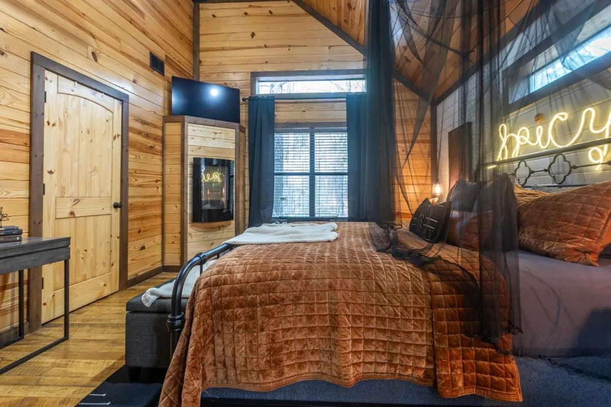 Cinnamon Spice Bedroom Window