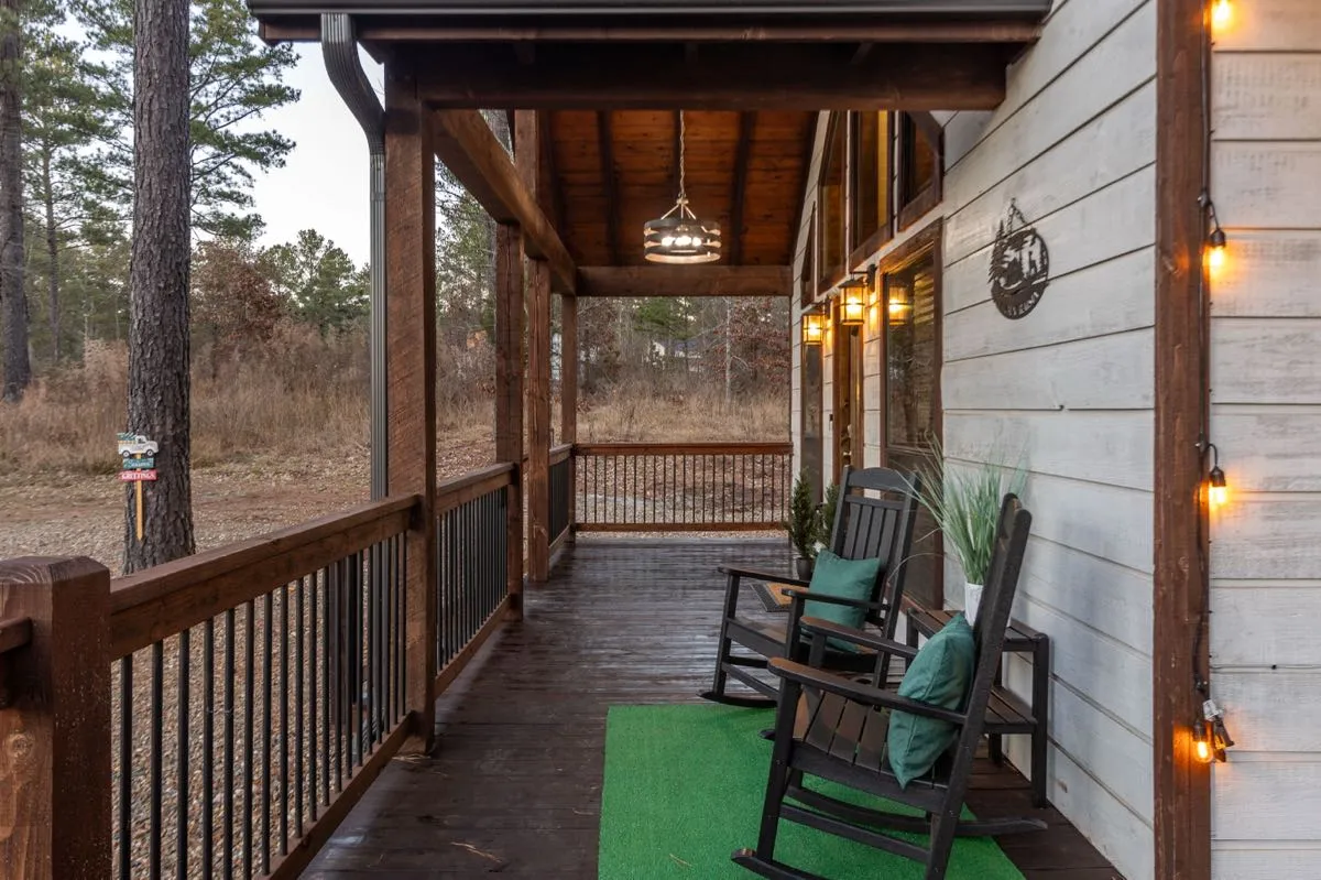 Rum N Raisin Backyard Deck Enclosed Porch