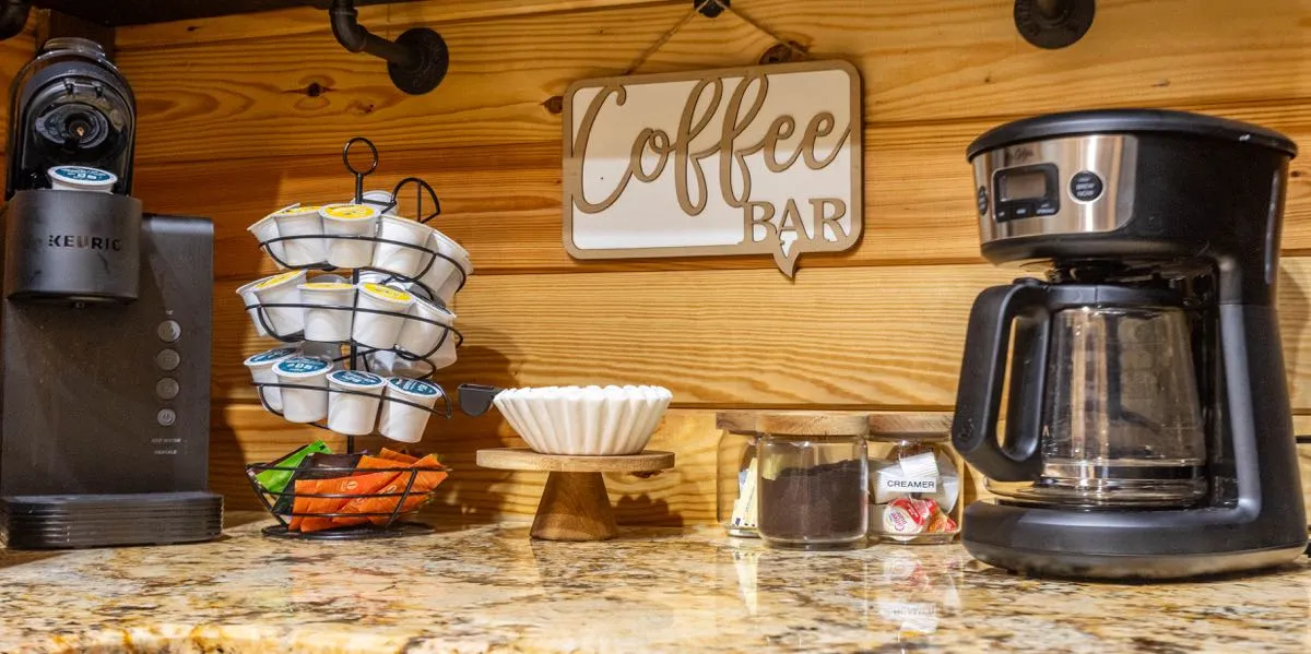 Cinnamon Spice Kitchen Coffee Station