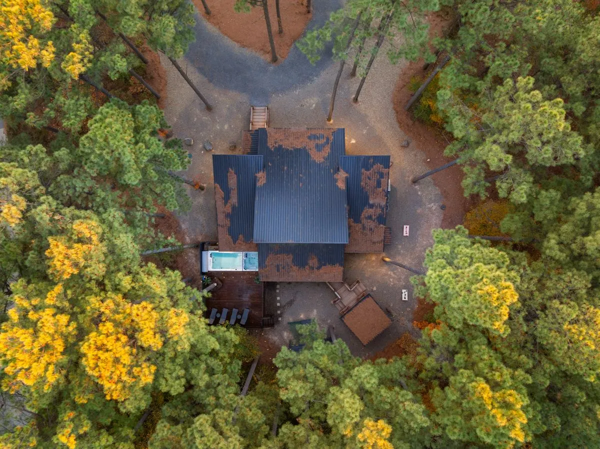 Chocolate Fudge Swim Spa Aerial