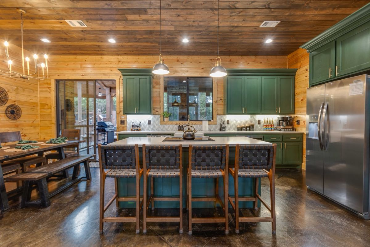Chocolate Fudge Kitchen Island