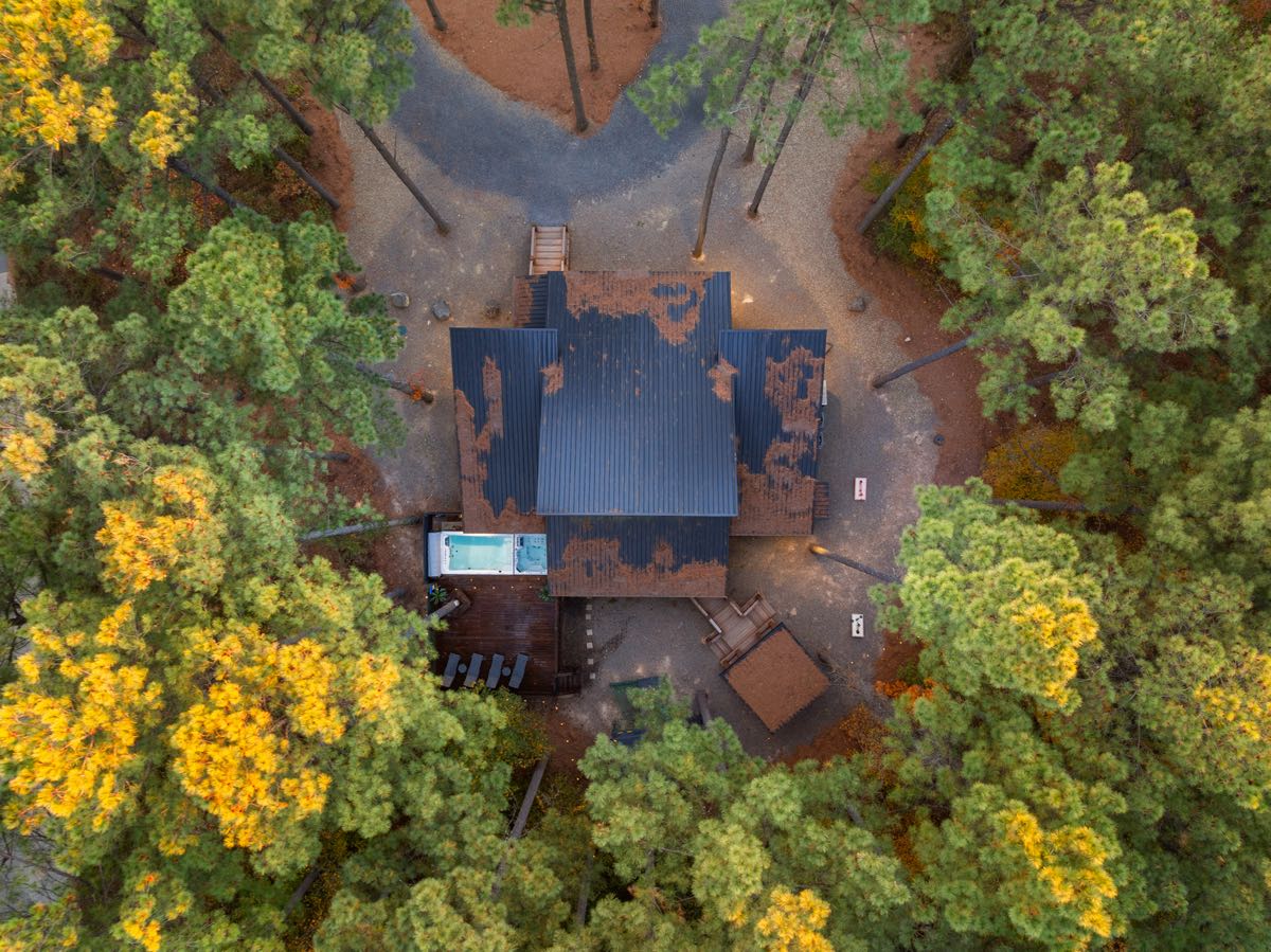 Chocolate Fudge Swim Spa Aerial