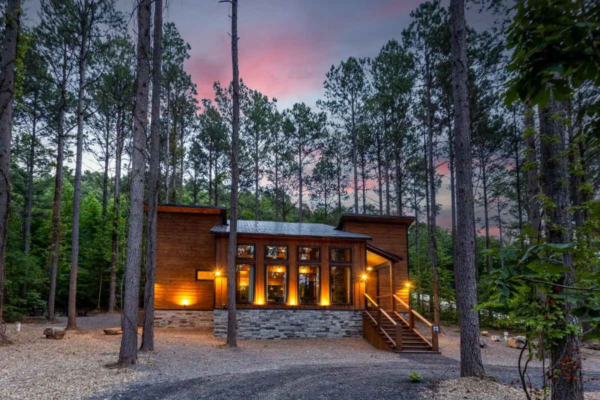 Chocolate Fudge Front Elevation Twilight