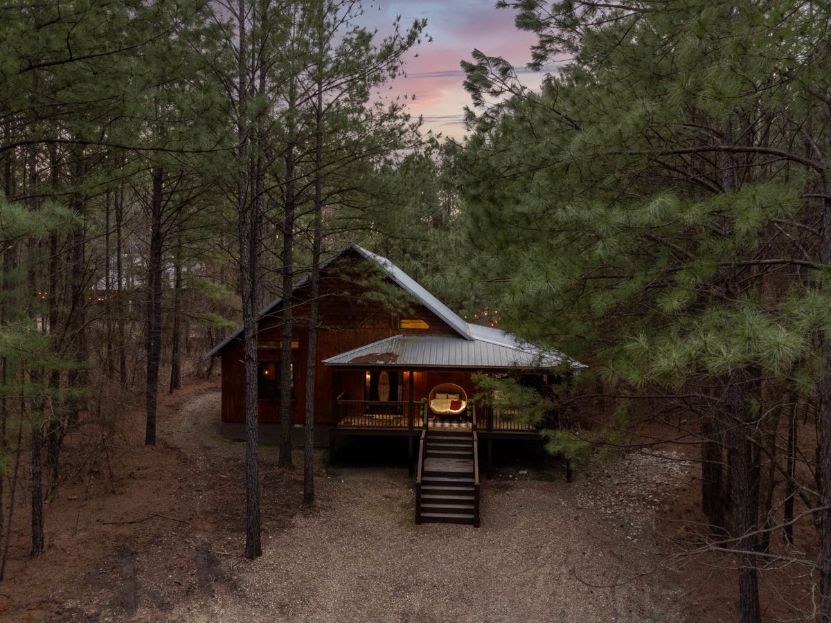 Cinnamon Spice Exterior Drone Close