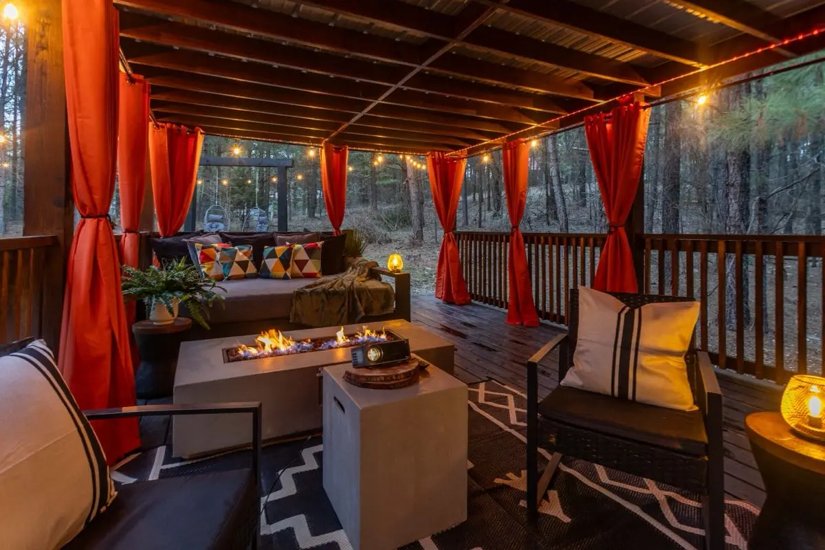 Cinnamon Spice Deck Twilight Seating