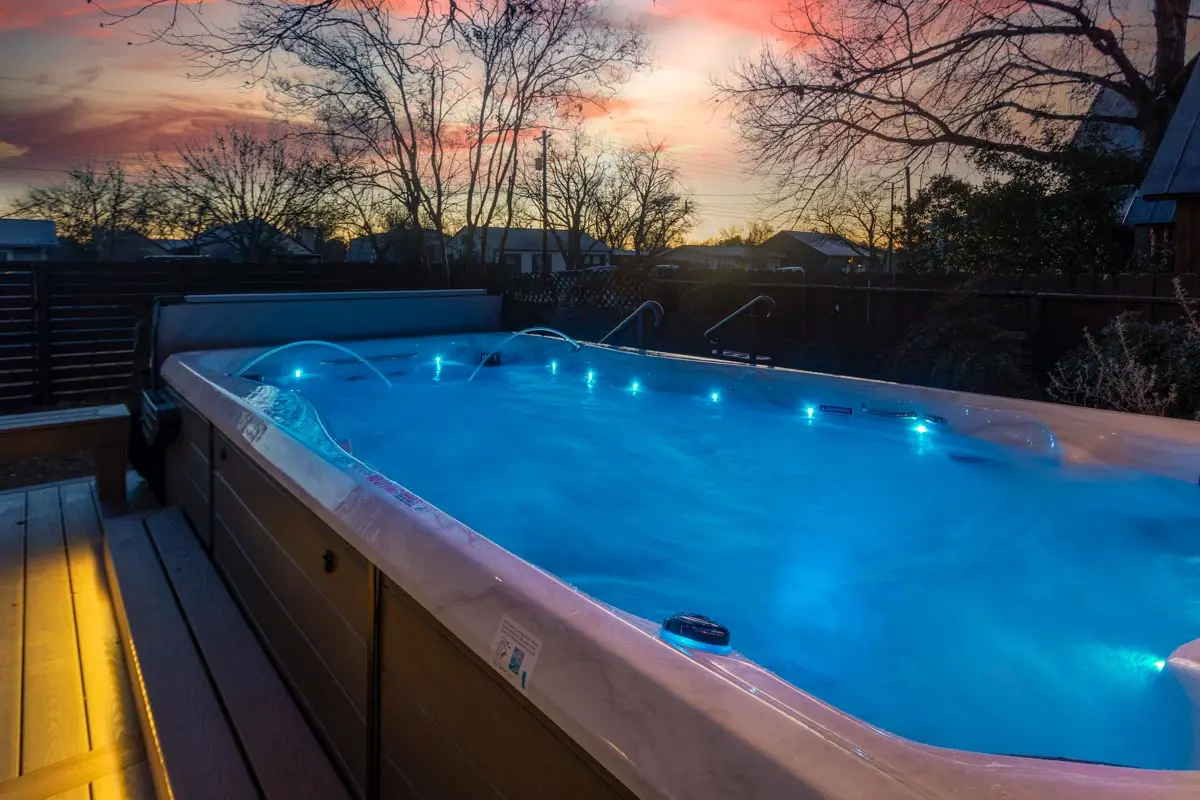 Harmony Swim spa close up